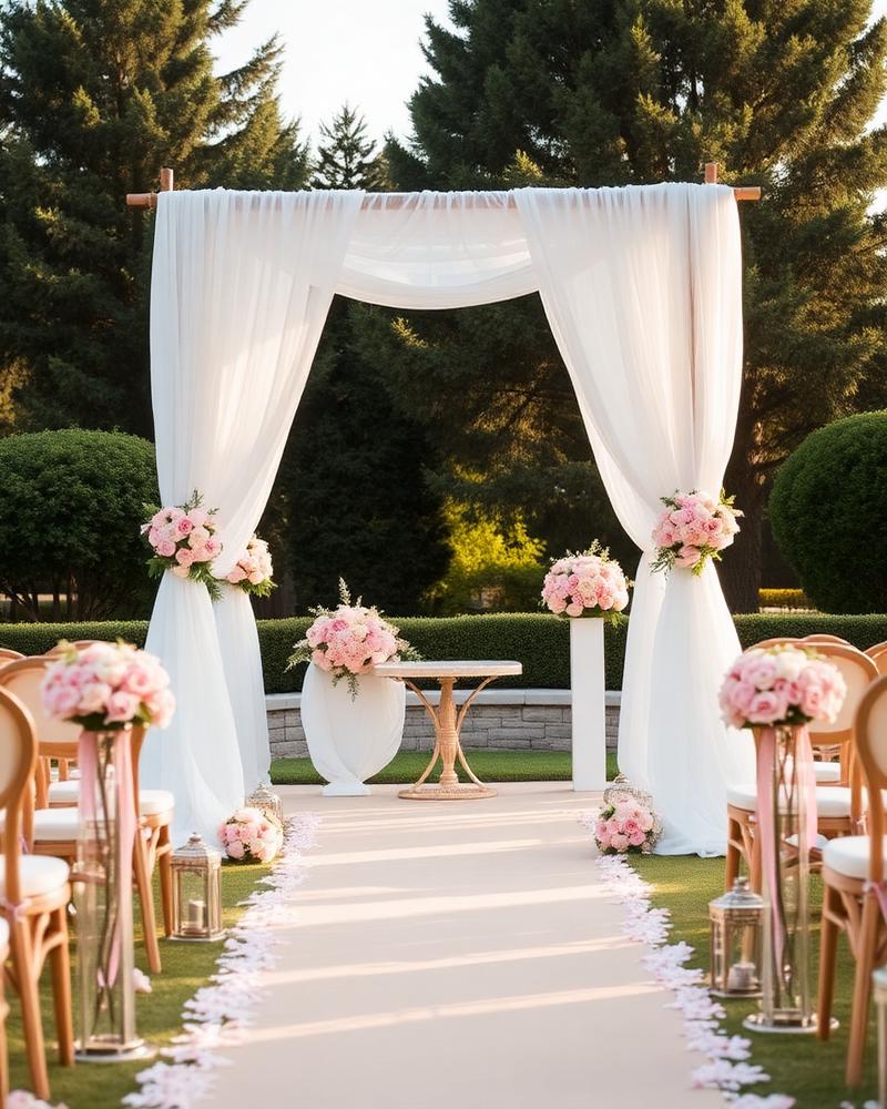 Cérémonie de mariage en extérieur